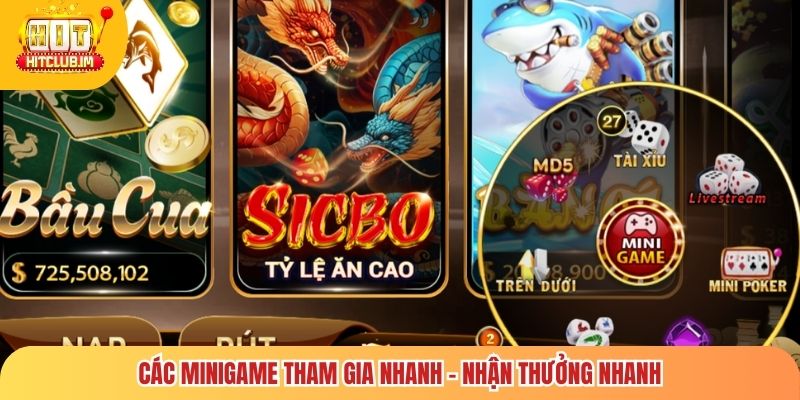 HITCLUB | Cổng Game Hit Club Bài Đổi Thưởng Uy Tín Top 1 Châu Á 9 Các Minigame tham gia nhanh - nhận thưởng nhanh