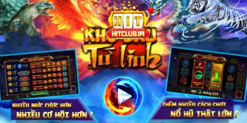 Kho Báu Tứ Linh: Khám phá Slot Game Huyền Thoại và Bí quyết Giành Jackpot tại Hitclub 2 Mẹo Chơi Kho Báu Tứ Linh Dễ Thắng